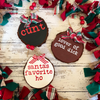 Funny Quirky Wood Christmas Ornament