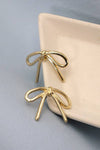 Dainty Bow Earring-Gold Plated