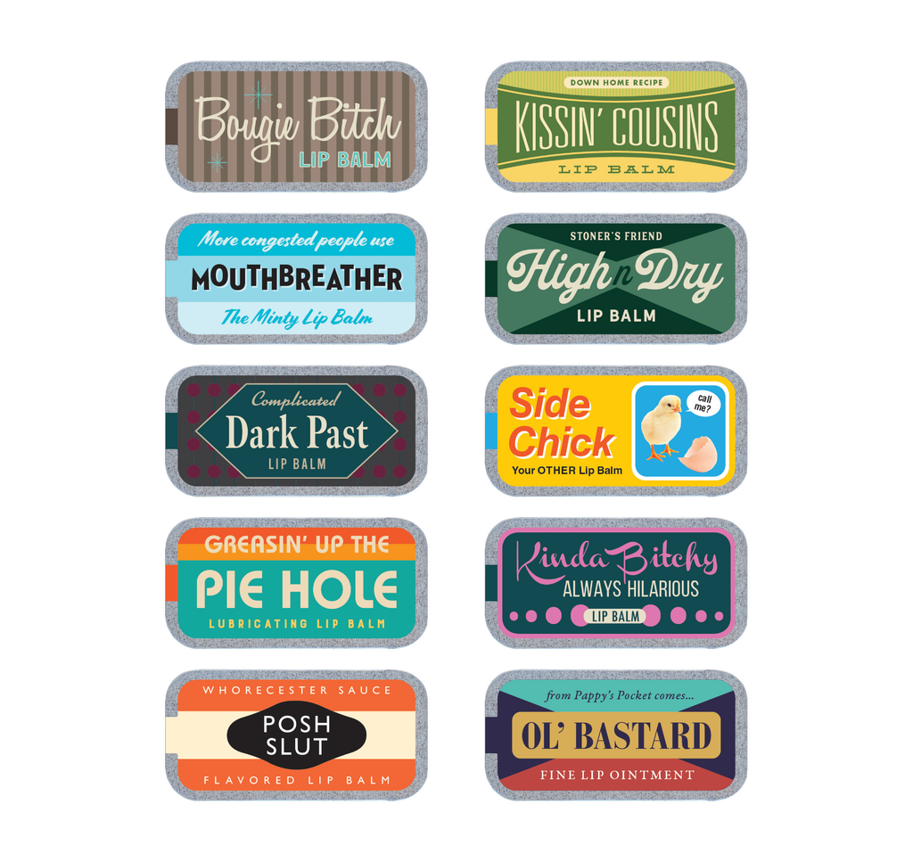 Funny Old School Lip Balm (Explicit)