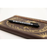 Sweary Fuck Pens Cussing Pen Gift Set - 5 Black Gel Pens