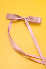 Skinny Long Bow Hair Clip