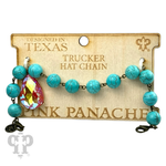 Turquoise Bead Hat Chain