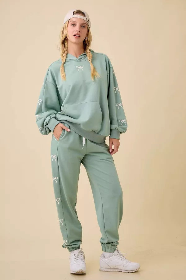 Coquette Bow Hoodie w/Pants SET-SIZES MUST MATCH