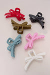 LARGE JUMBO BOW RIBBON HAIR CLAW CLIPS | 40H819