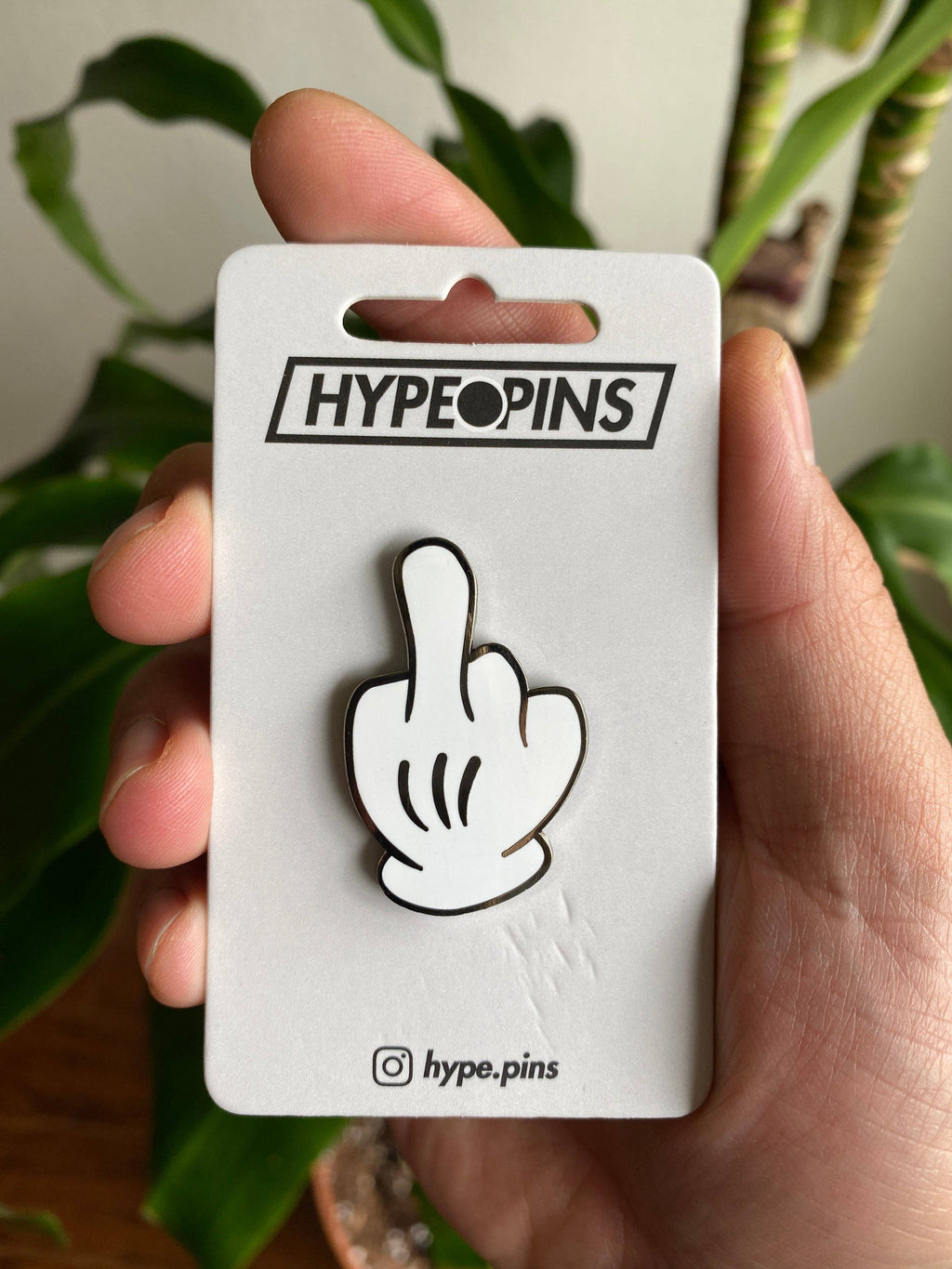 Mickey "The Bird" Hard Enamel Pin