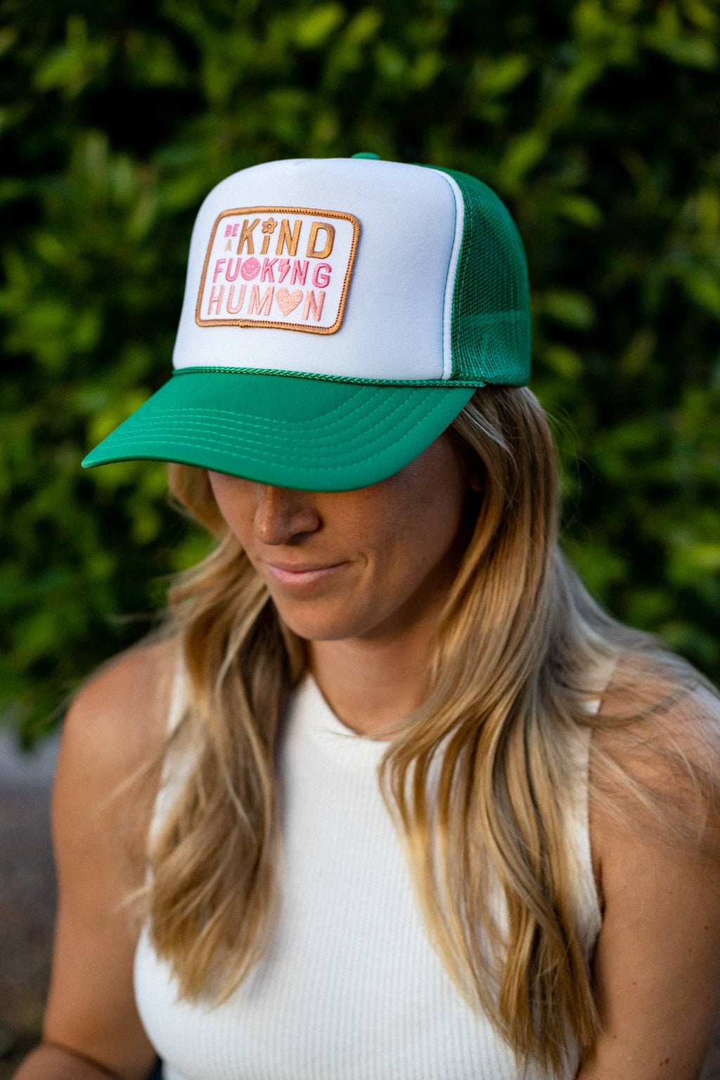 BE A KIND HUMAN PATCH Pinks