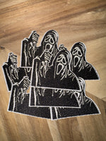 Horror Character Embroidered Patches