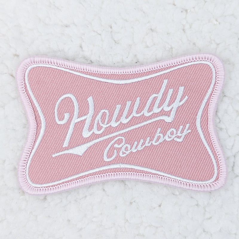 Howdy Cowboy Embroidered Patch