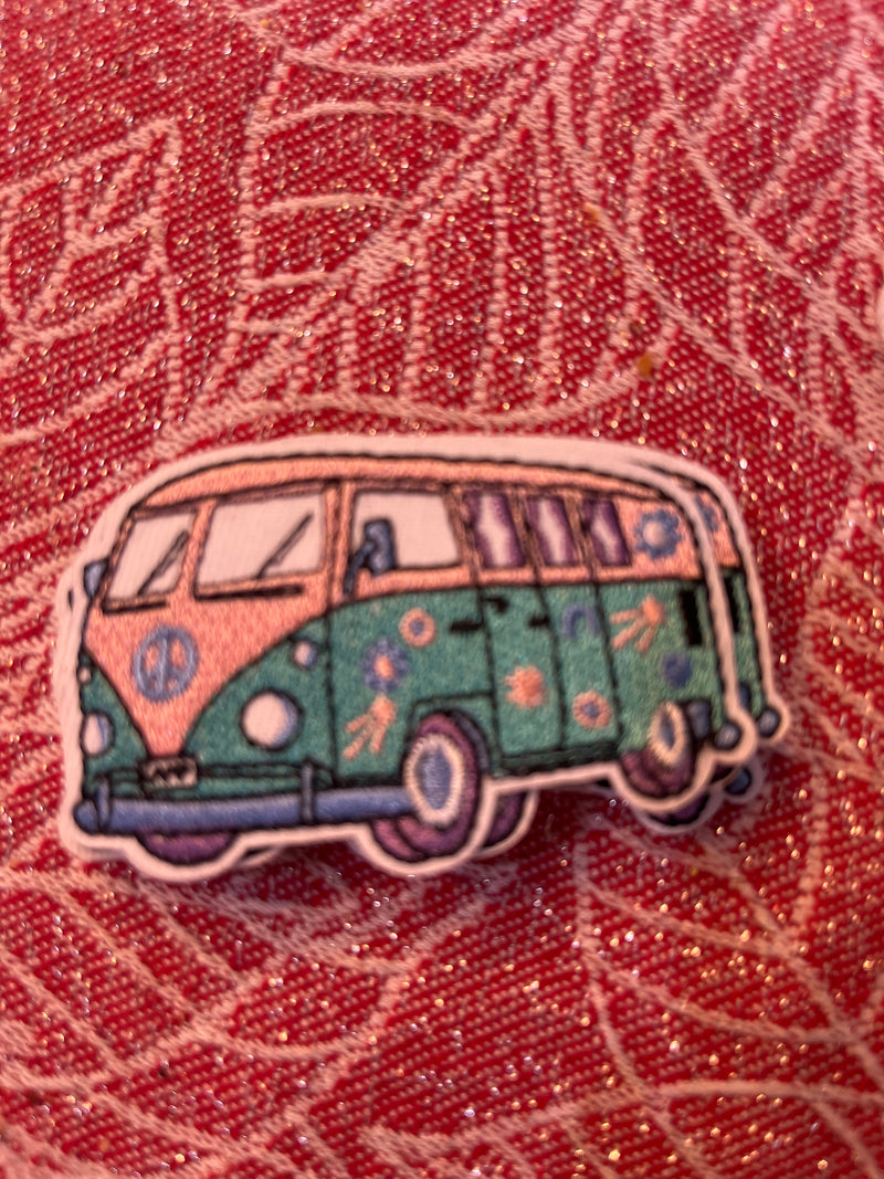 VW Bus Peace Sign Patch