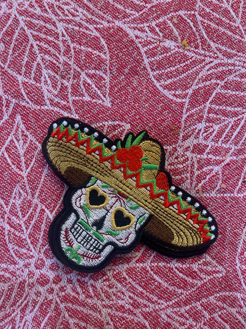 Skull Sombrero Patch