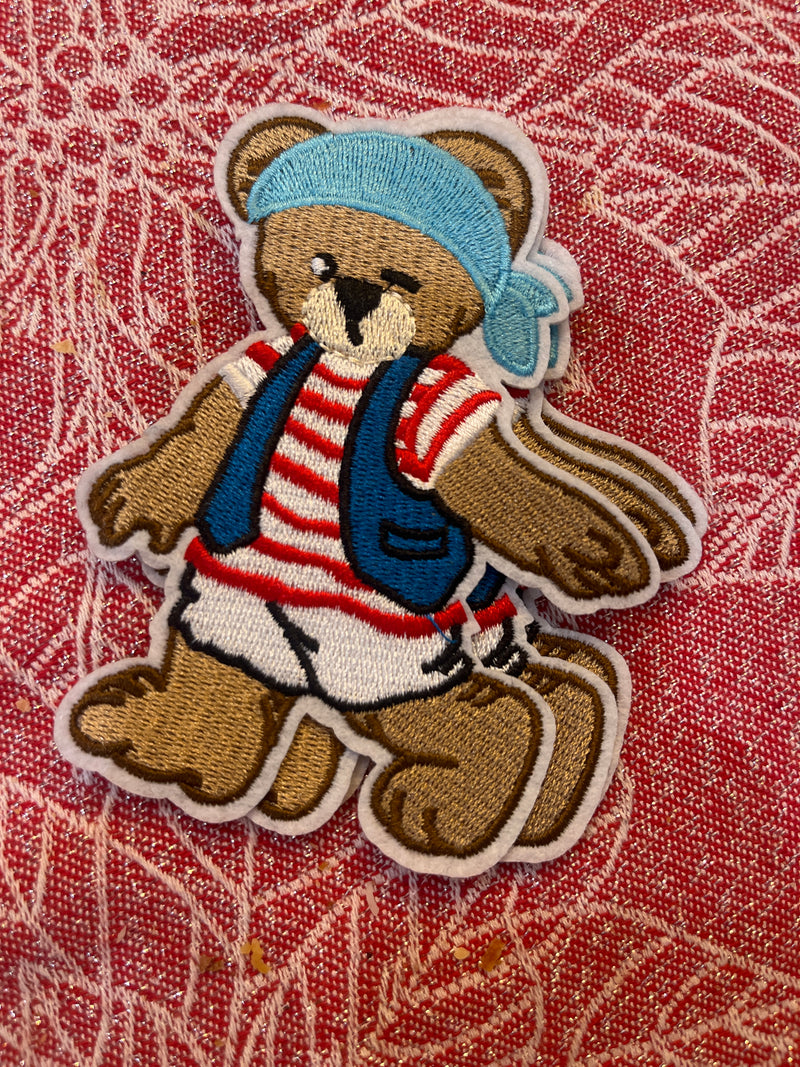 Teddy Bear Hippie Patch