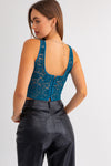 Sleeveless Laced Corset Top