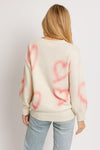 Heart Printed Sweater