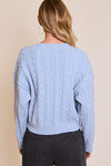 Crew Neck Bow Detail Sweater