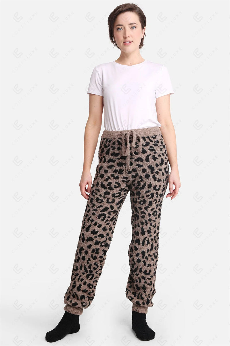 Leopard Pattern Luxury Soft Lounge Pants