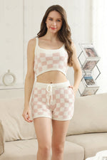 Checkered Pattern Luxury Soft Shorts