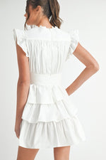 White Cotton Shortie Dress