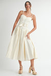 Sleeveless Cotton Midi Dress
