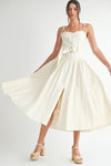 Sleeveless Cotton Midi Dress