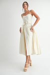 Sleeveless Cotton Midi Dress