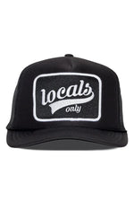 Locals Only Script Trucker Hat