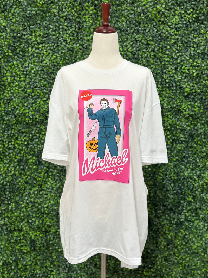 Barbie Horror Icon White Tees