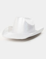 Iridescent Glitter Cowboy Hat