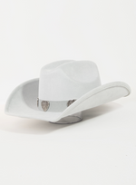 Engraved Heart Charms Soft Cowboy Hat