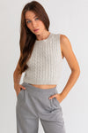 Cable Knit Tank