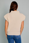 Mock Neck Holiday Sweater Top