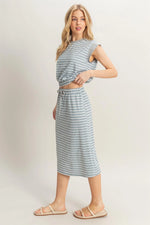 Stripes Top w/Matching Skirt Set