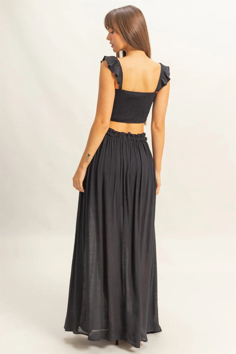 Smocked Sleeveless Top and Skirt SET-SIZES MUST MATCH