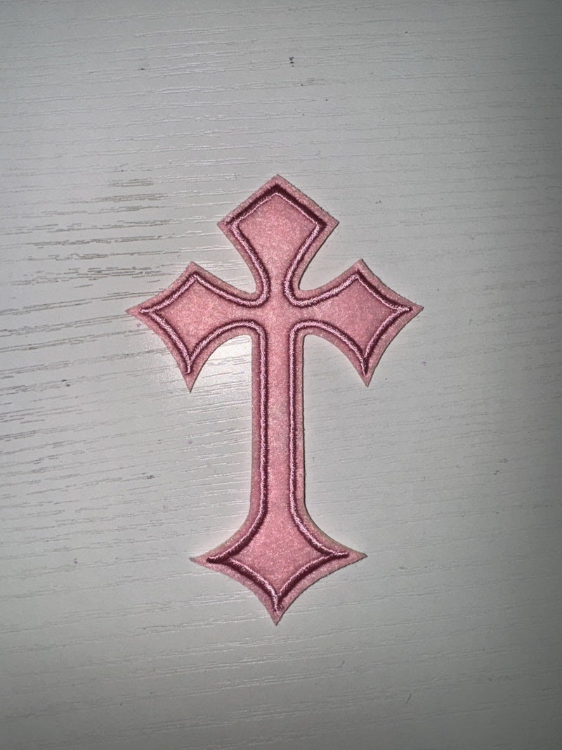 Pink Cross Patch