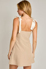 Shoulder Tie Bustier Dress