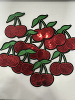 Sequin Cherry Patches