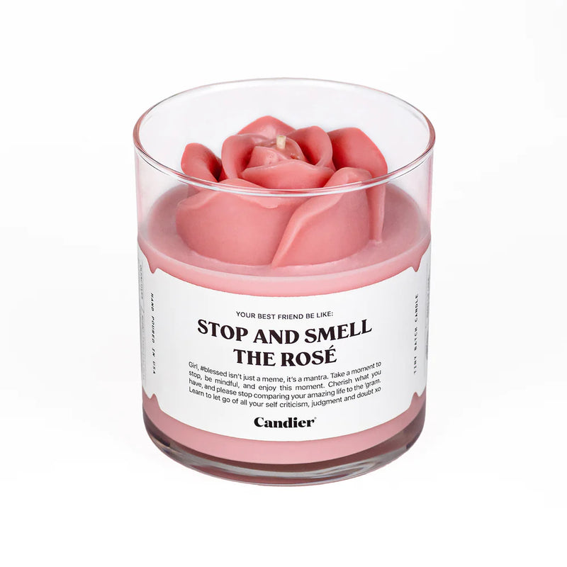 SMELL THE ROSÉ CANDLE