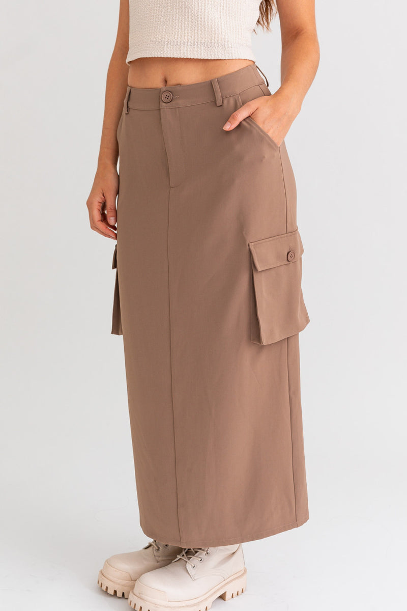 Cargo Midi Skirt