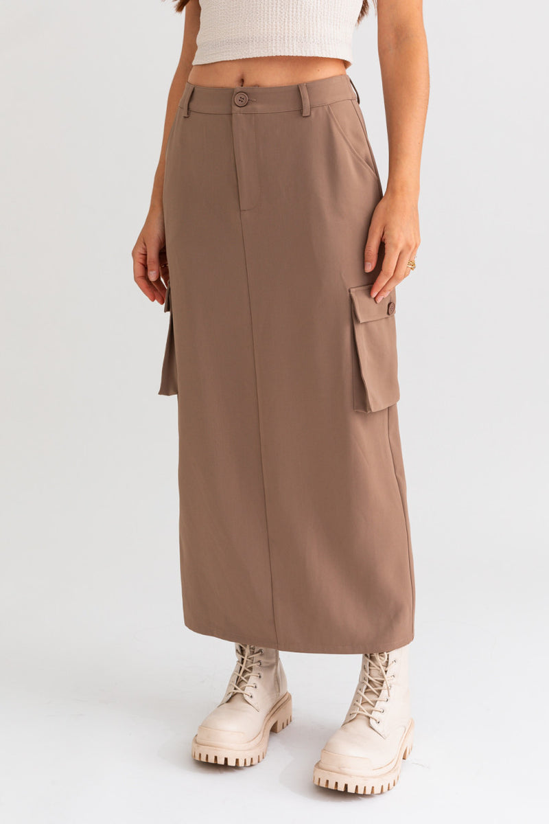 Cargo Midi Skirt