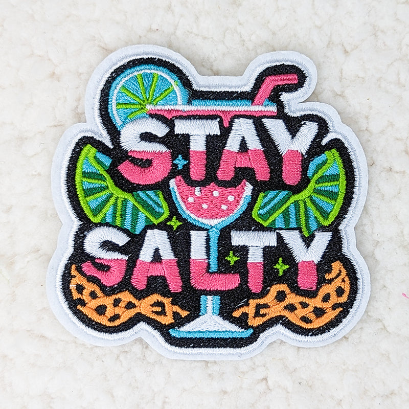 Stay Salty Embroidered Patch