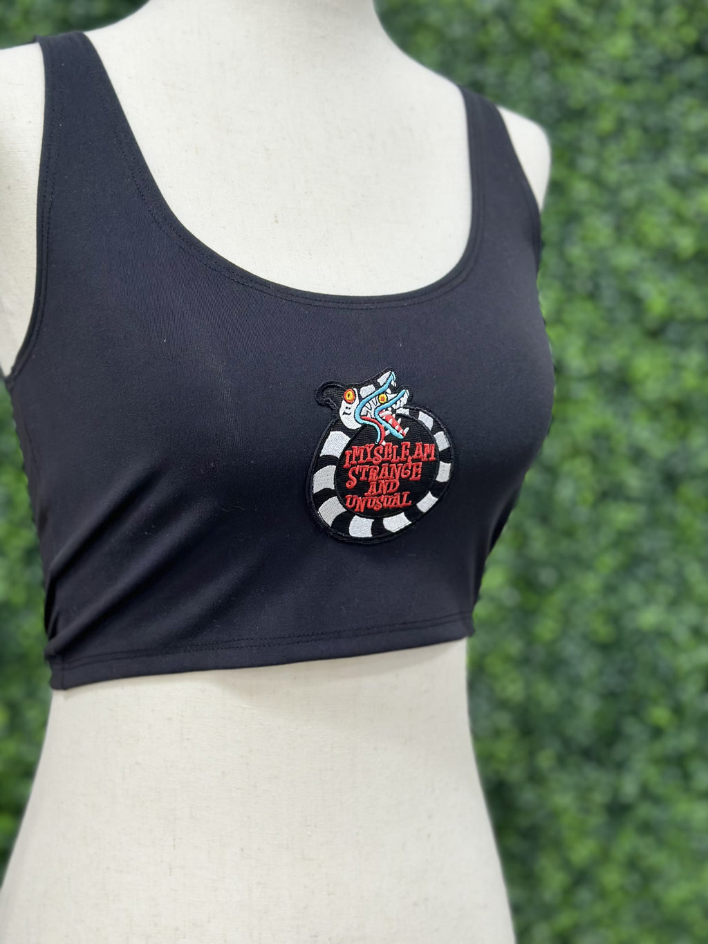Crop Tank with Patch Strange