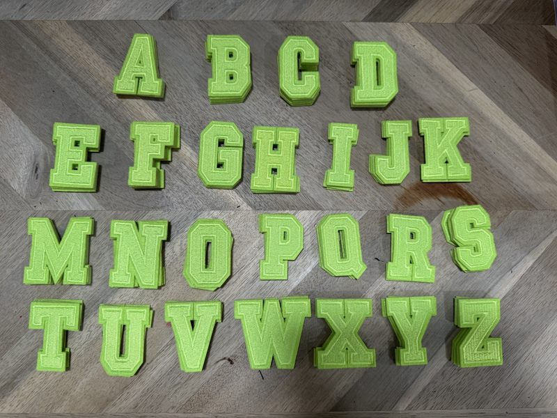 Neon Small Letter Patch