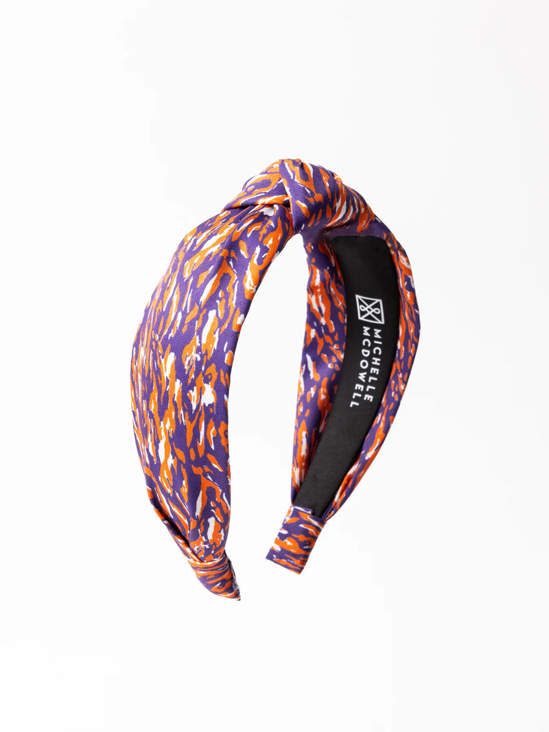 Purple and Orange Gameday Headbands