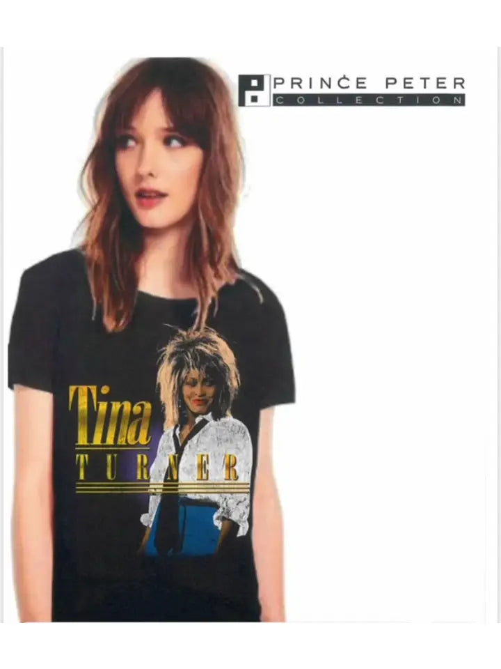 Tina Turner Gold Fleck Tee