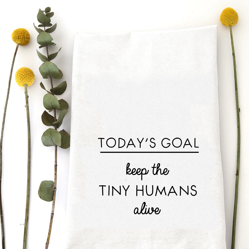 Tiny Humans - Tea Towel