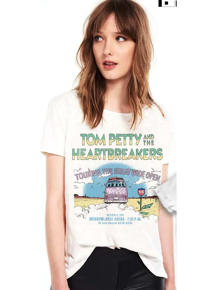 Tom Petty Bus Great Wide Open Tour Tee