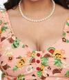 Pink Pumpkin Swing Dress