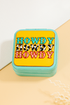 Western Travel Jewelry Box