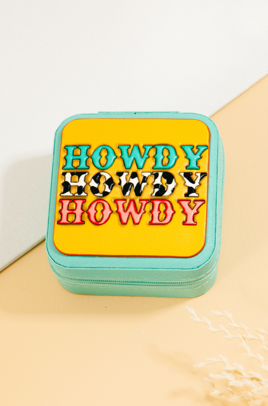 Western Travel Jewelry Box
