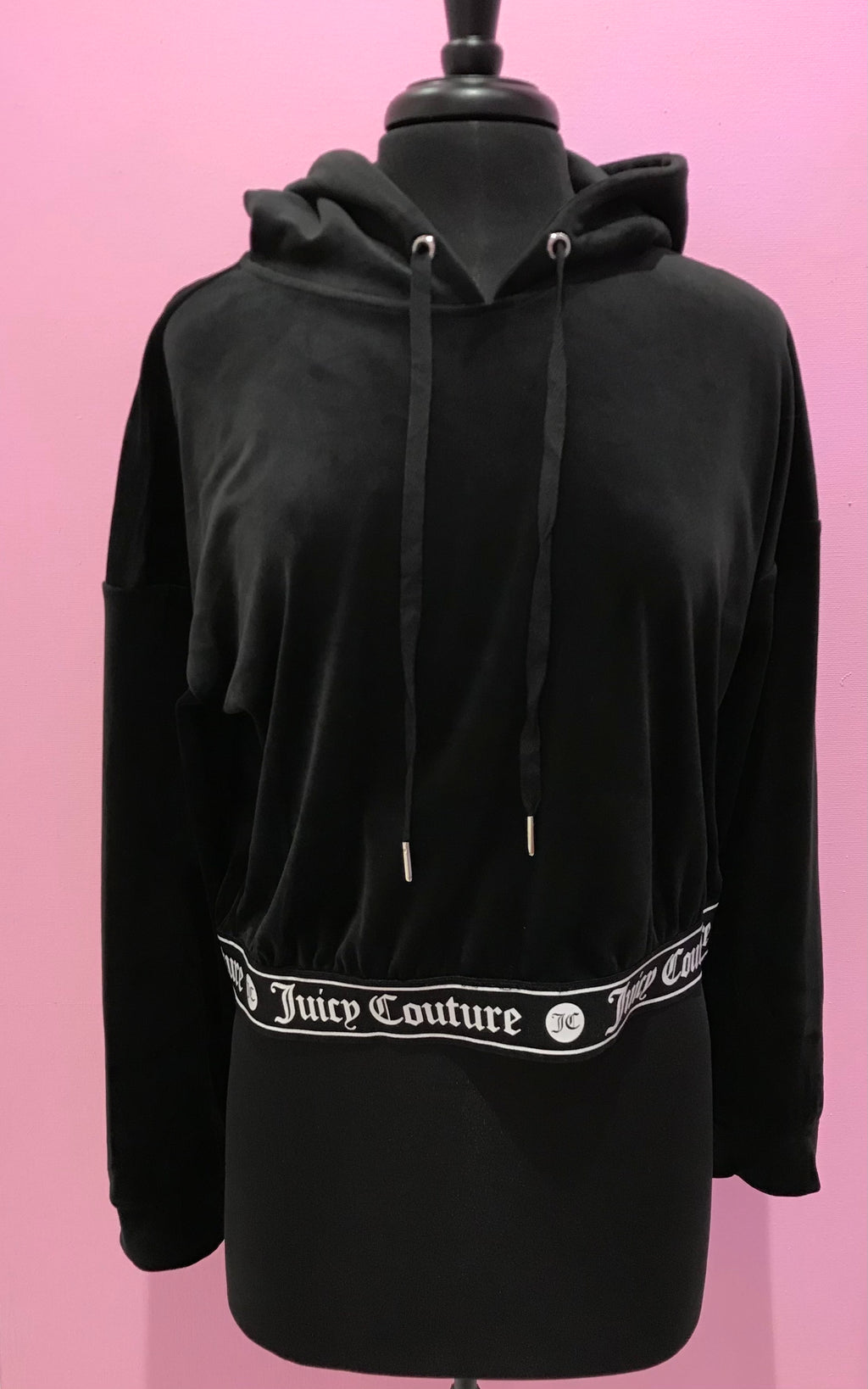 Juicy Couture Cropped Long Sleeve Hoodie