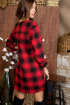 Red Flannel Dress